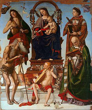 Luca Signorelli Sant Onofrio Altarpiece oil painting picture